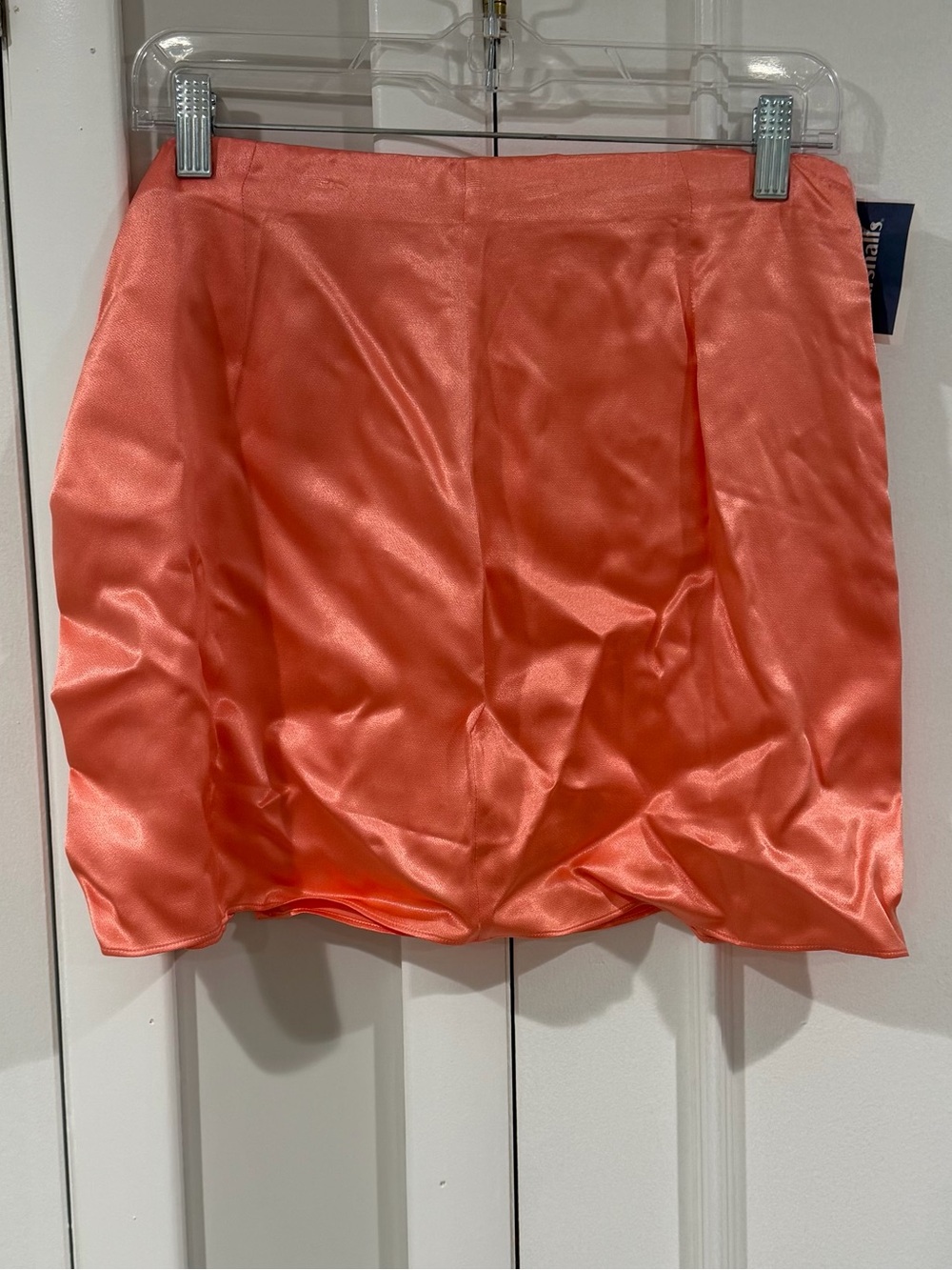 Rails Coral Satin Mini Skirt